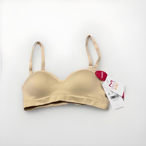 Maidenform Girls Seamless “Nude” Lightly Padded Pullover Bra Size 30A New - Picture 1 of 6